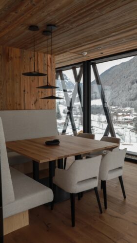Interno chalet cortina